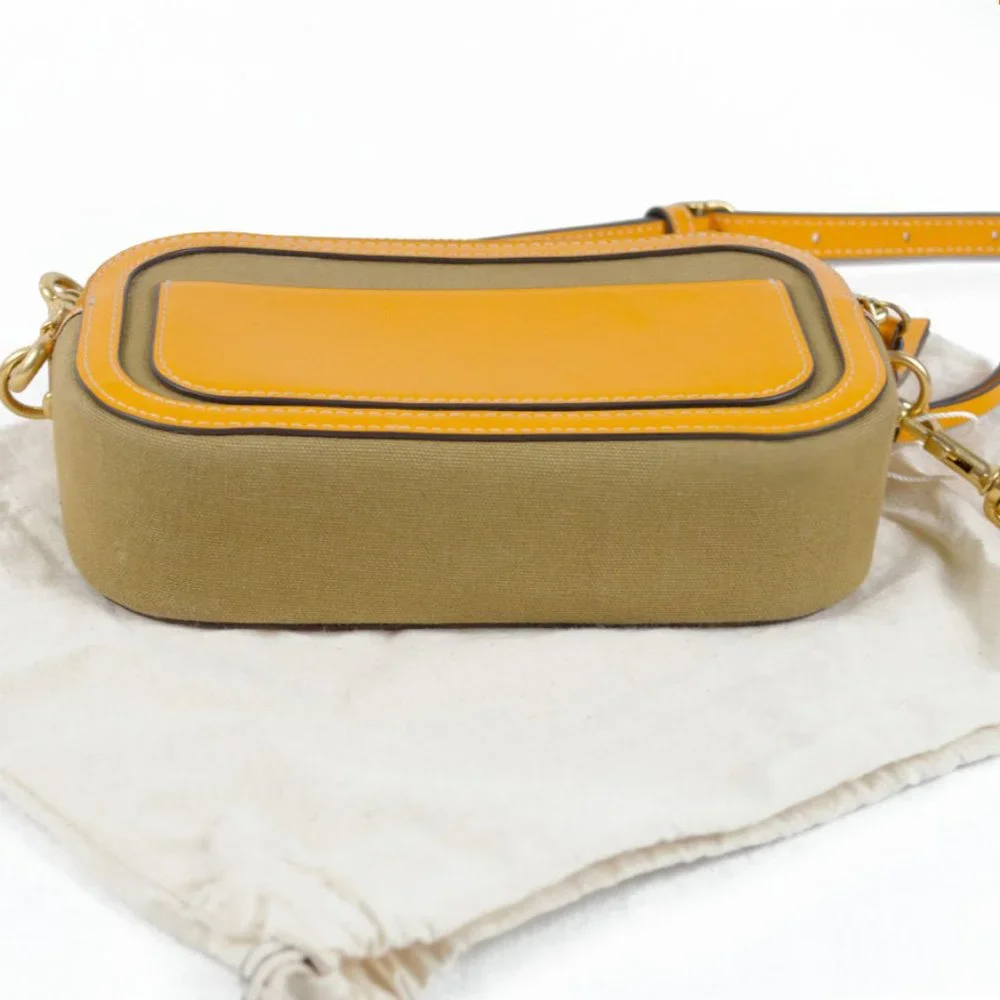 TORY BURCH Mini Miller Cotton Canvas Crossbody Bag